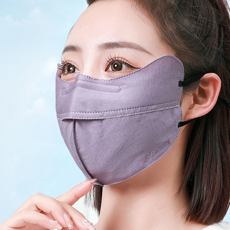 Khẩu Trang cotton Chống Tia UV Chống Bụi Thoáng Khí Thời Trang Có Thể Tái Sử Dụng