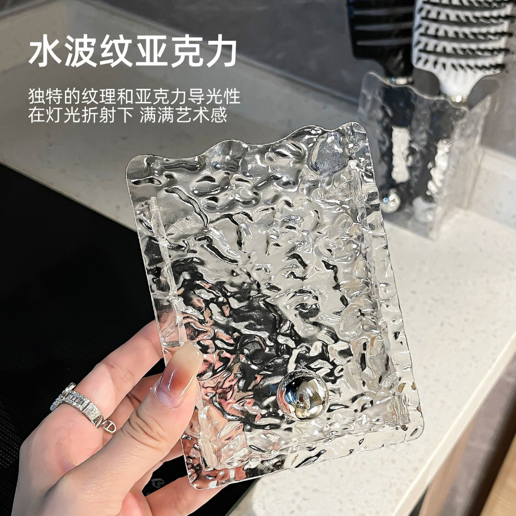 Kệ trong suốt để vật dụng dán tường nhà tắm bàn trang điểm  phong cách sang trọng