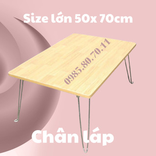 Bàn xếp gấp gọn học sinh vân gỗ đẹp