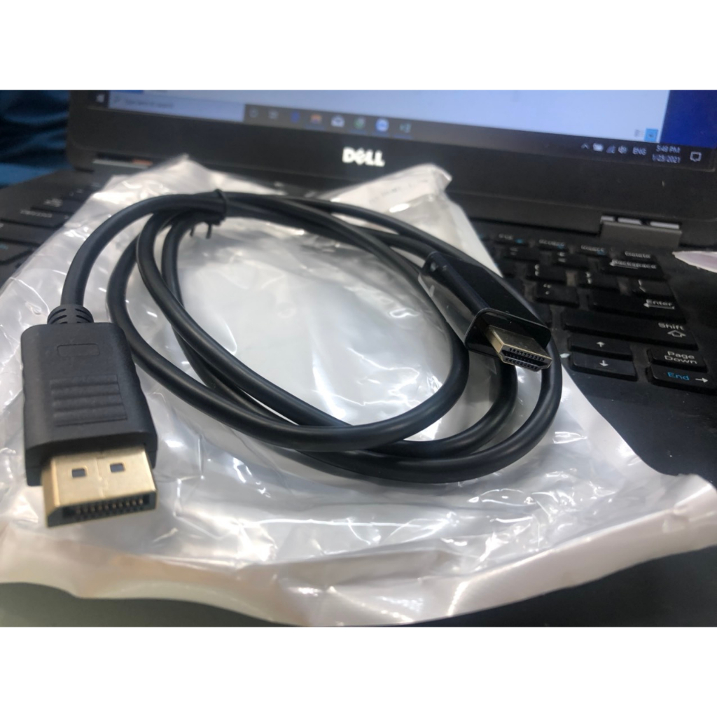 Dây cáp chuyển DisplayPort  sang HDMI 1080P Full HD dài 1,8m. Chất Lượng Hình Ảnh Sống Động Như Thật. DP - HDMI 1.8m