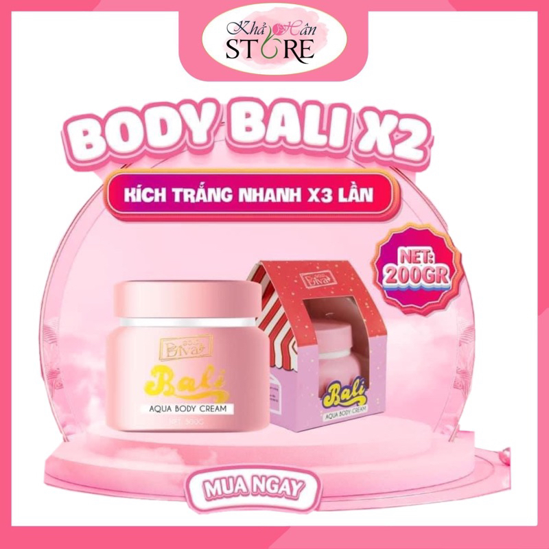 Kem Body Bali x2 Kích Trắng