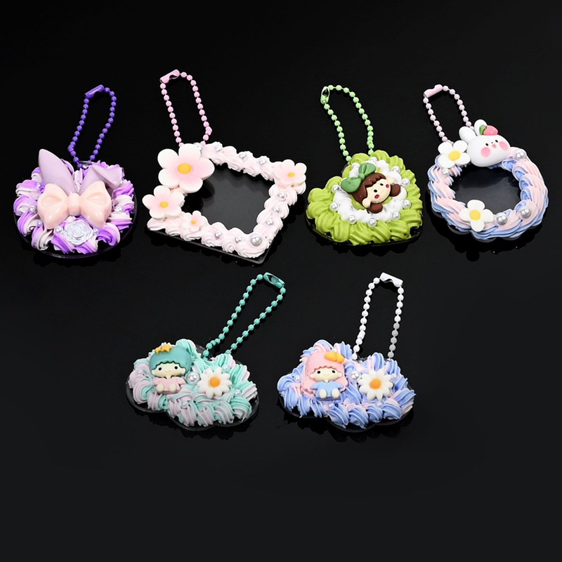 Miếng nhựa trang trí móc khoá,mặt dây chuyền, treo cặp túi xách