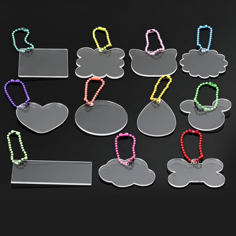 Miếng nhựa trang trí móc khoá,mặt dây chuyền, treo cặp túi xách