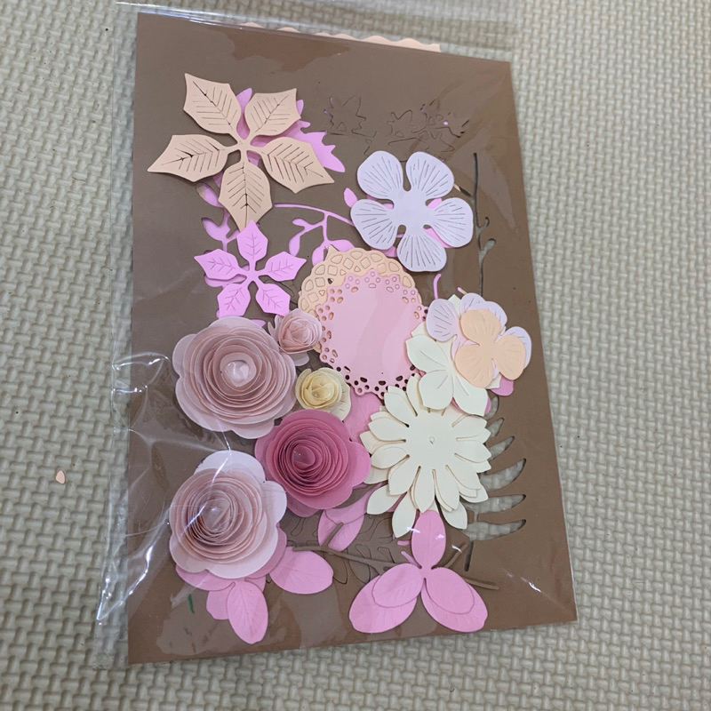 Túi hoa giấy cắt sẵn
