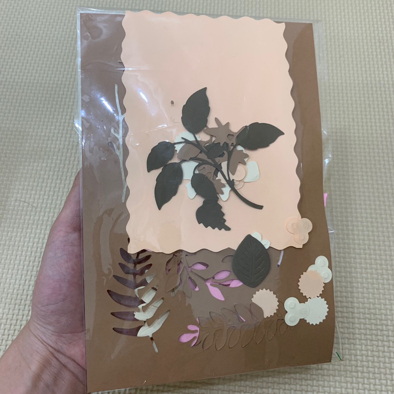 Túi hoa giấy cắt sẵn