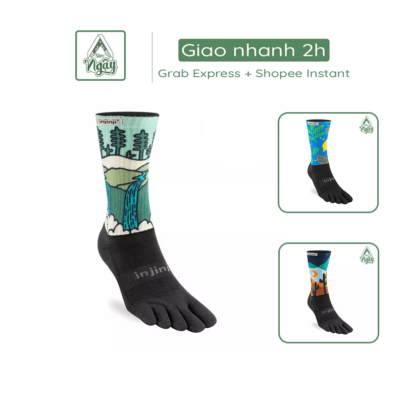 TẤT XỎ NGÓN INJINJI SPECTRUM TRAIL CREW