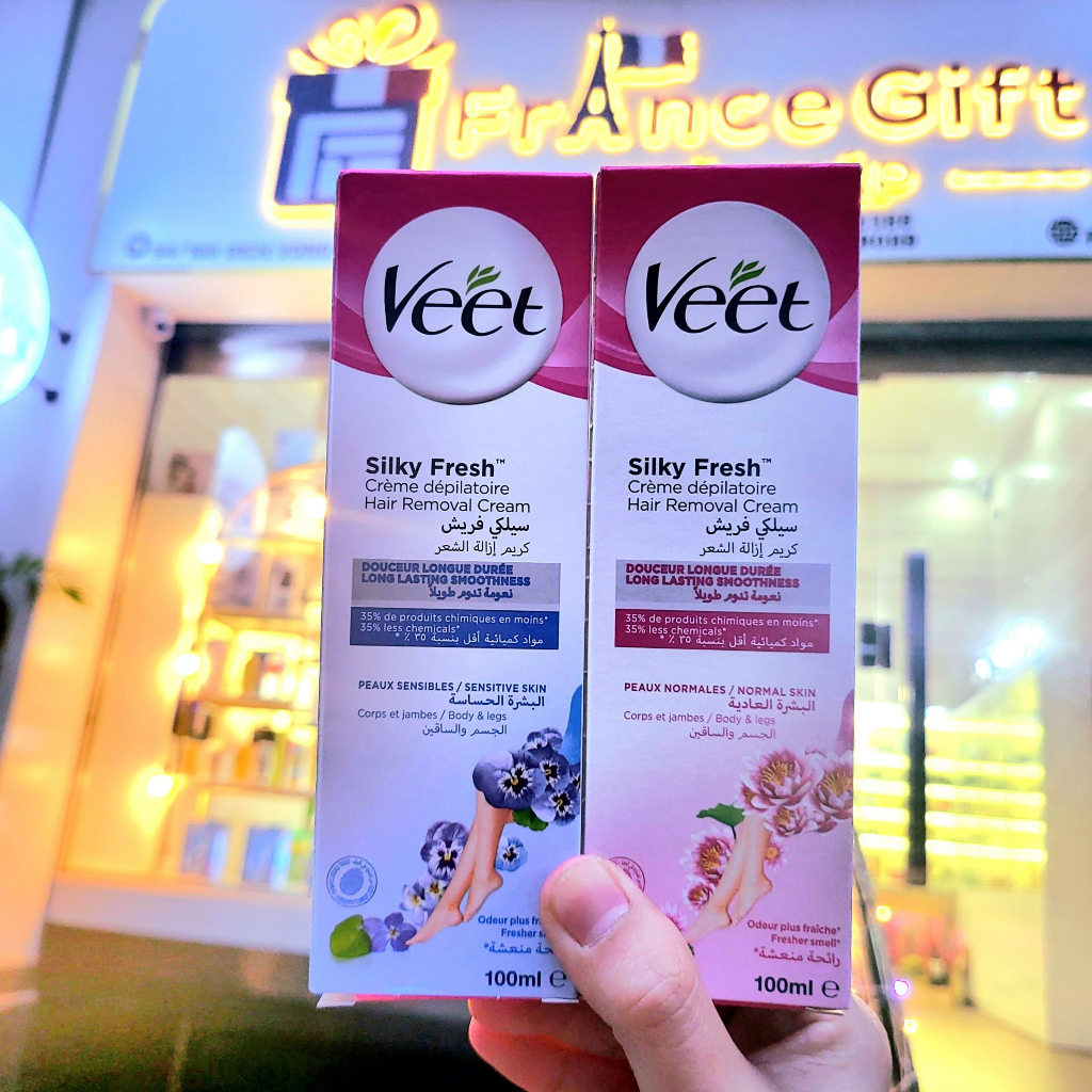 Kem tẩy lông Pháp Veet Silky Fresh - mẫu mới 100ml