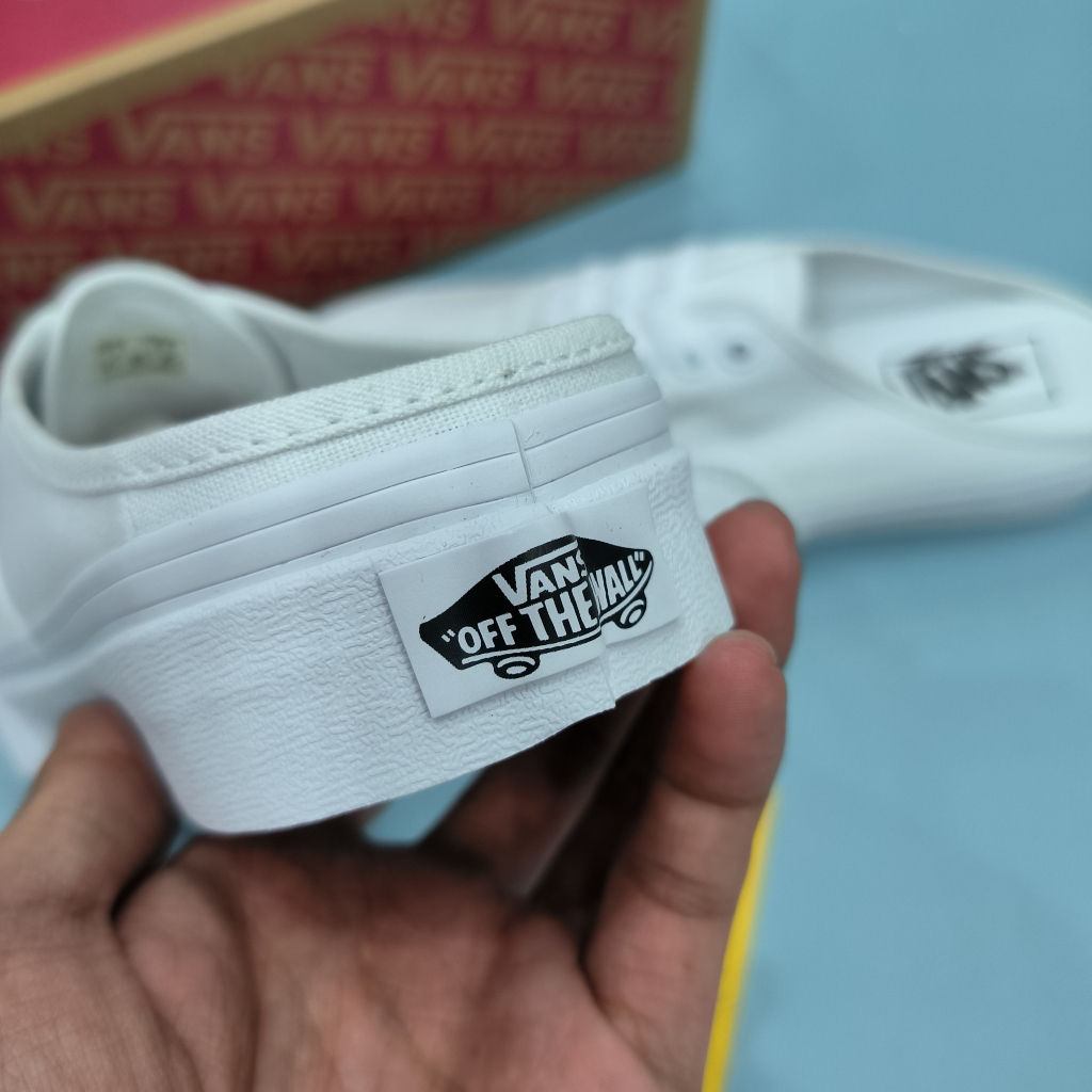 Giày Vans Mule authentic trắng đạp gót VN0A54F7QLZ