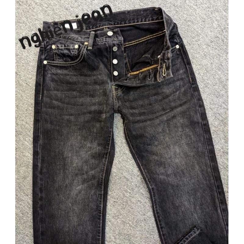 quần jean levis 501 mexico màu khói cực đẹp chất cotton ko giãn