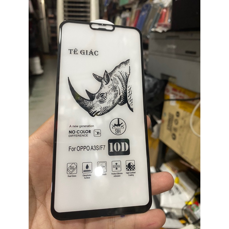 Kính cường lực Full Oppo F7 chung Oppo A3S