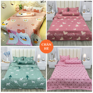Chăn Hè Cotton Poly Chăn Đào cam 2026 (Chất mềm - Được lựa mẫu)