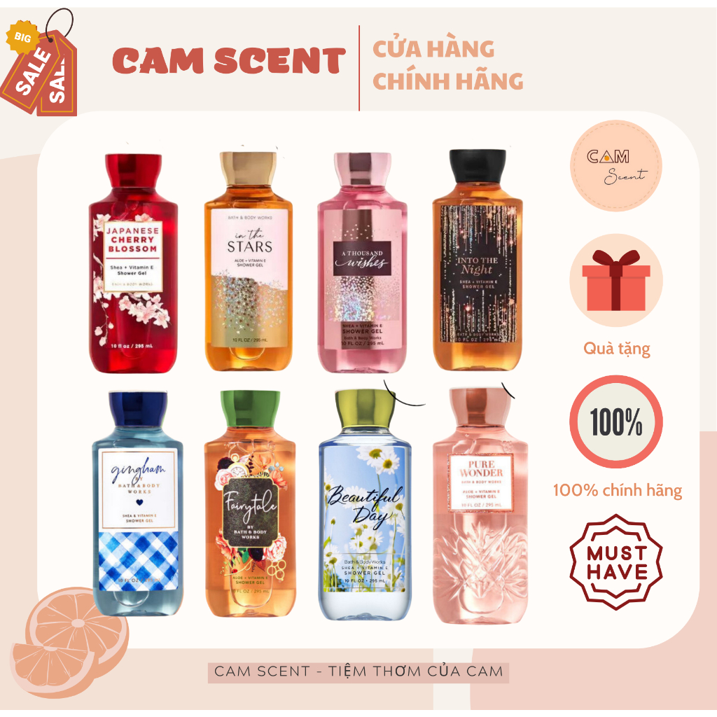 Sữa Tắm Nước Hoa Bath and Body Works 295ml