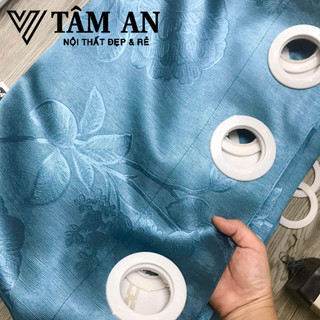 Vải rèm gấm họa tiết hoa cản sáng 85% đến 95% - khổ vải 2,8m , khách mua về tự may