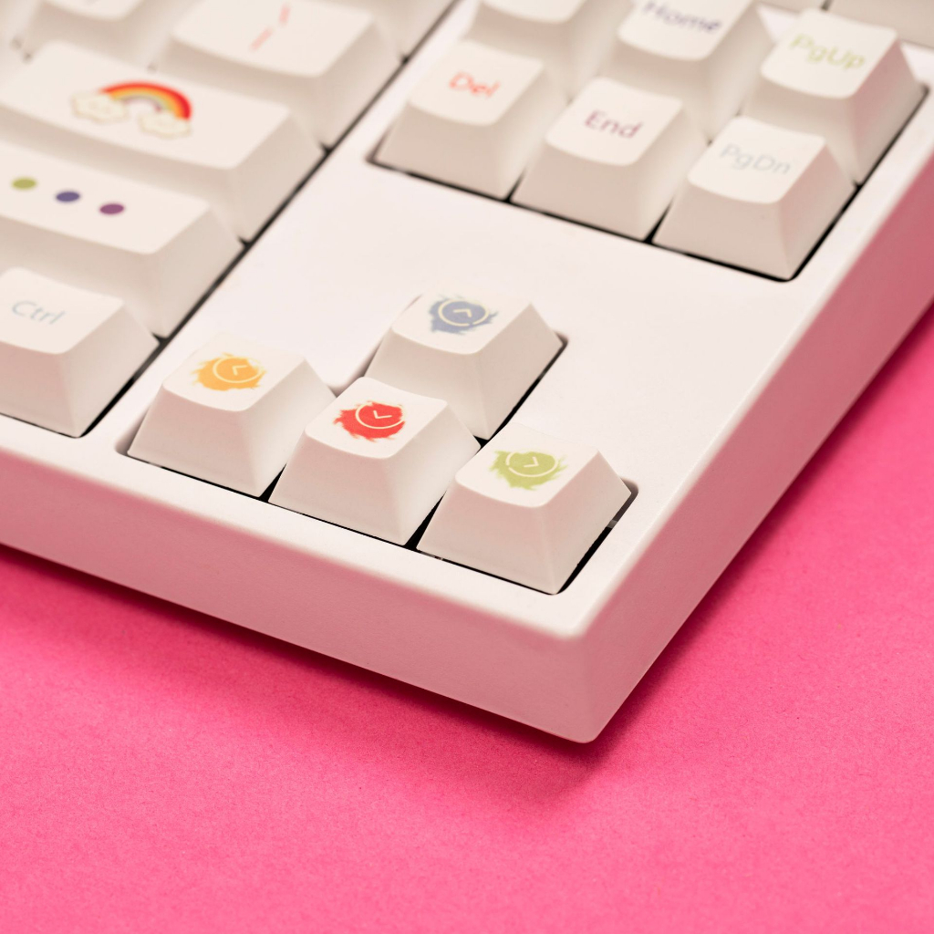 Set Keycap Bàn Phím Cơ Color Pen - Profile Cherry - 126 Phím - Túi Zip