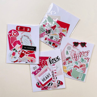(P1) Sticker tình yêu LOVE trang trí khung ảnh nổi scrapbook. sổ tay, bullet journal ( không keo)