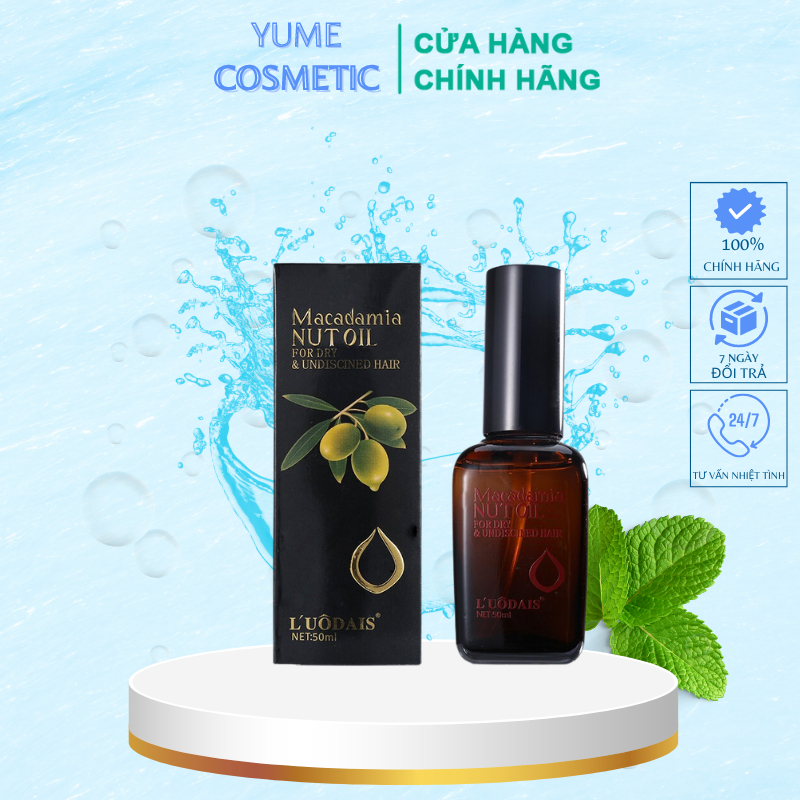 Tinh Dầu Dưỡng Tóc Macadamia Nut Oil OLIU