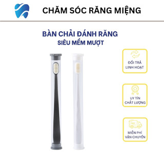 Bàn chải đánh răng Rubbi sợi lông tơ mềm chăm sóc răng miệng
