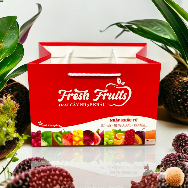 Combo 10 Túi hoa quả, Trái cây  3kg -  KT