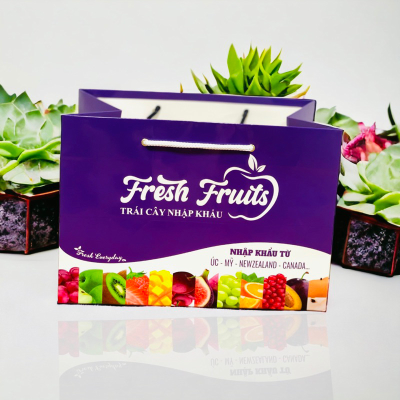 Combo 10 Túi hoa quả, Trái cây  3kg -  KT