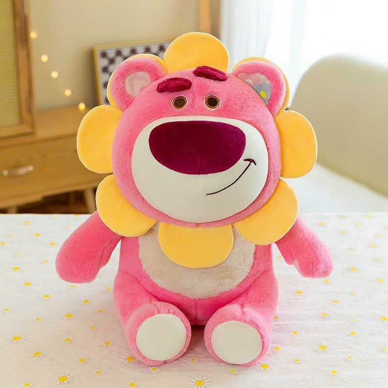 Gấu Bông Lotso Huggin Bear Gấu Dâu Mặt Hoa Cao Cấp Gấu Bông Unishop