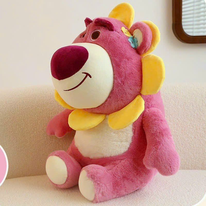 Gấu Bông Lotso Huggin Bear Gấu Dâu Mặt Hoa Cao Cấp Gấu Bông Unishop