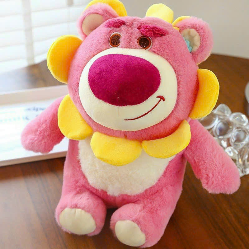 Gấu Bông Lotso Huggin Bear Gấu Dâu Mặt Hoa Cao Cấp Gấu Bông Unishop