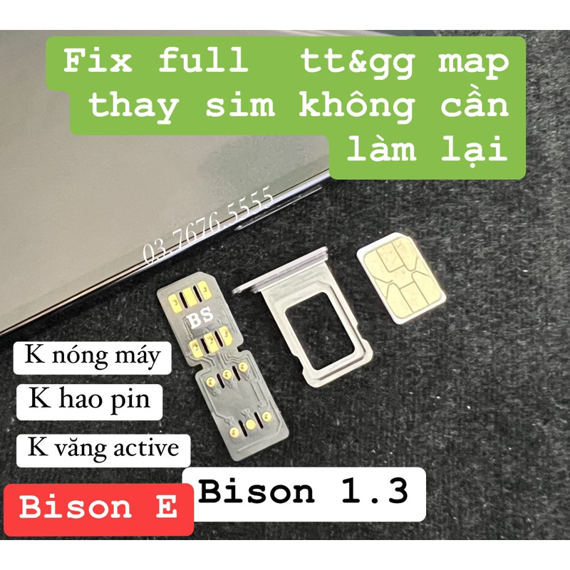 Sim ghép thần thánh XR-14Prm sim ghép ngược BISON-E . BISON V 1.3