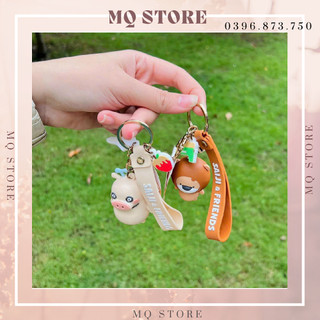 Móc khóa hình thú nhiều mẫu đáng yêu