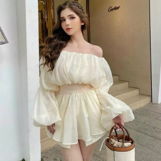 SÉT ÁO TRỄ VAI TIỂU THƯ TAY DÀI PHỒNG BỒNG BỀNH KÈM QUẦN HÀNG QC L1 CHẤT LIỆU VOAN TƠ KIẾNG(Hàng sẳn-hỏa tốc 2h)