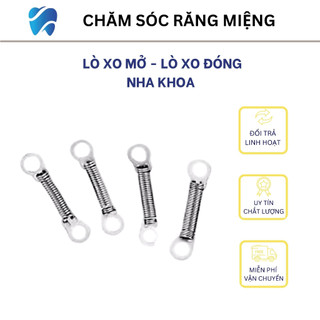 Lò xo mở (đẩy) , lò xo đóng (kéo) chỉnh nha dùng trong nha khoa