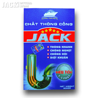 Bột thông cống, thông bồn cầu siêu mạnh jack 300gr
