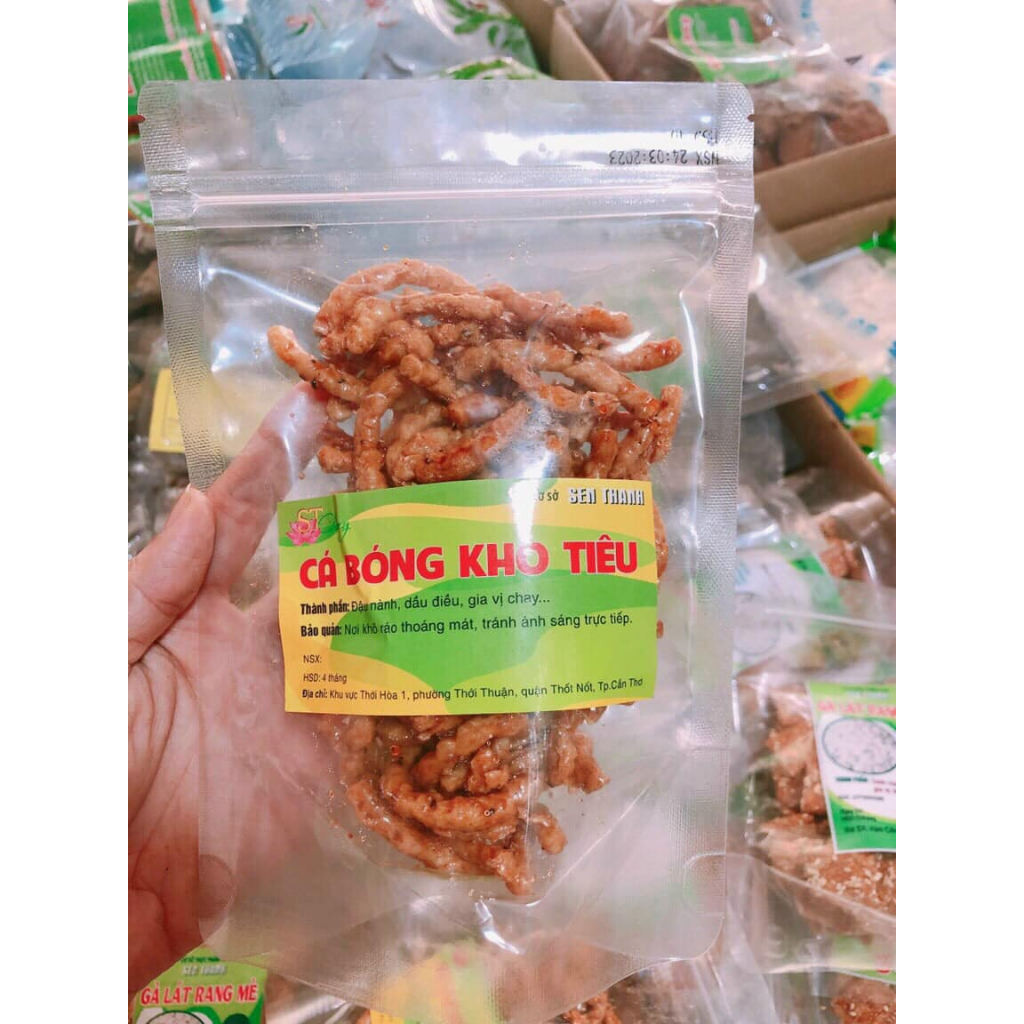 bóng cá kho tiêu chay 100gr