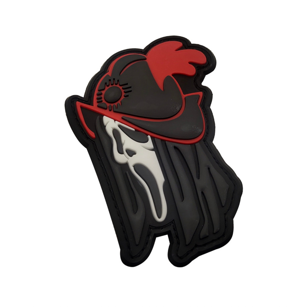 Patch_velcro mặt nạ ma phản quảng PVC_dán quần áo_ba lô_túi xách