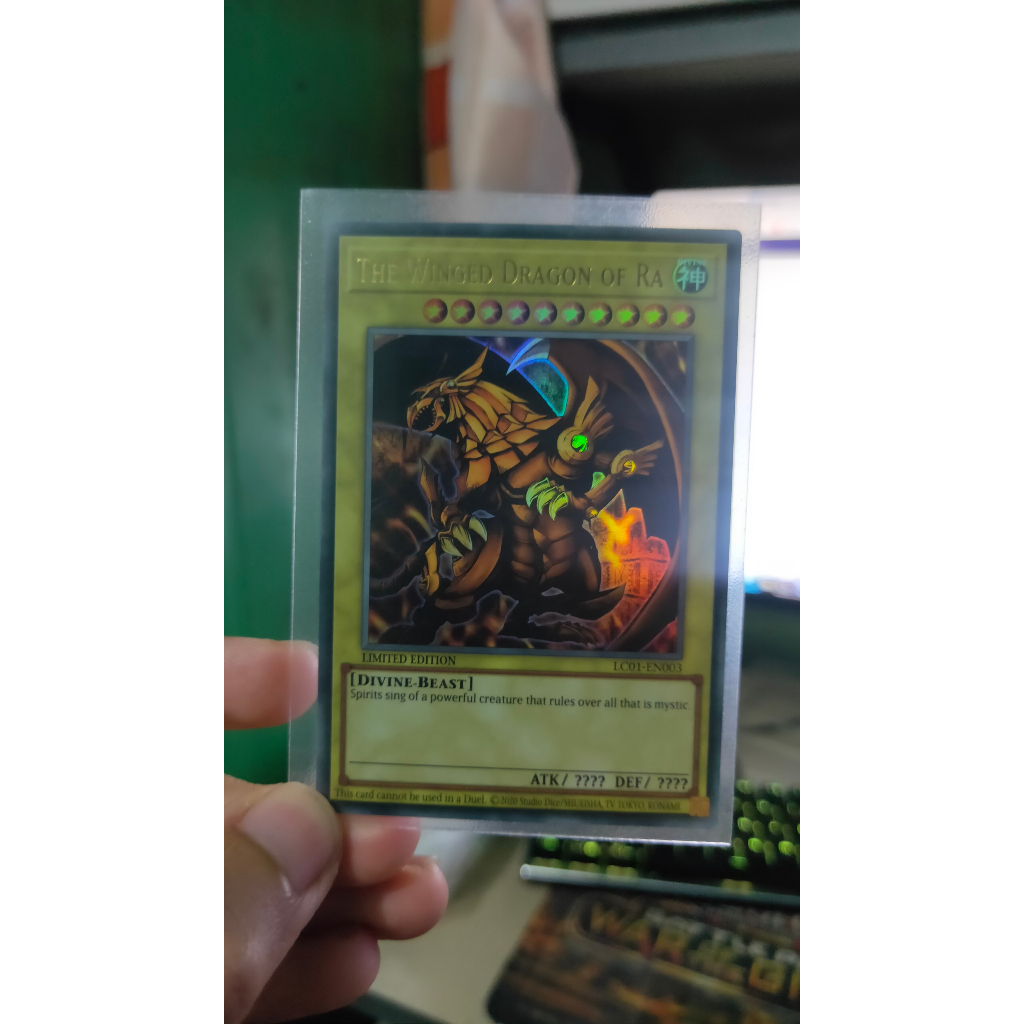 Thẻ bài Yu-Gi-Oh - The Winged Dragon of Ra - Ultra Rare - HÀNG CHÍNH HÃNG - Tiếng Anh - UK