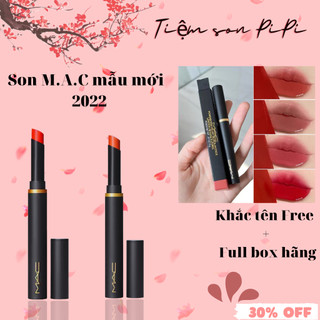 SALE Son mac Powder kiss liquid lipcolour, Son Mac Powder Kiss Velvet Blur Slim Stick, PiPi.Cosmetic