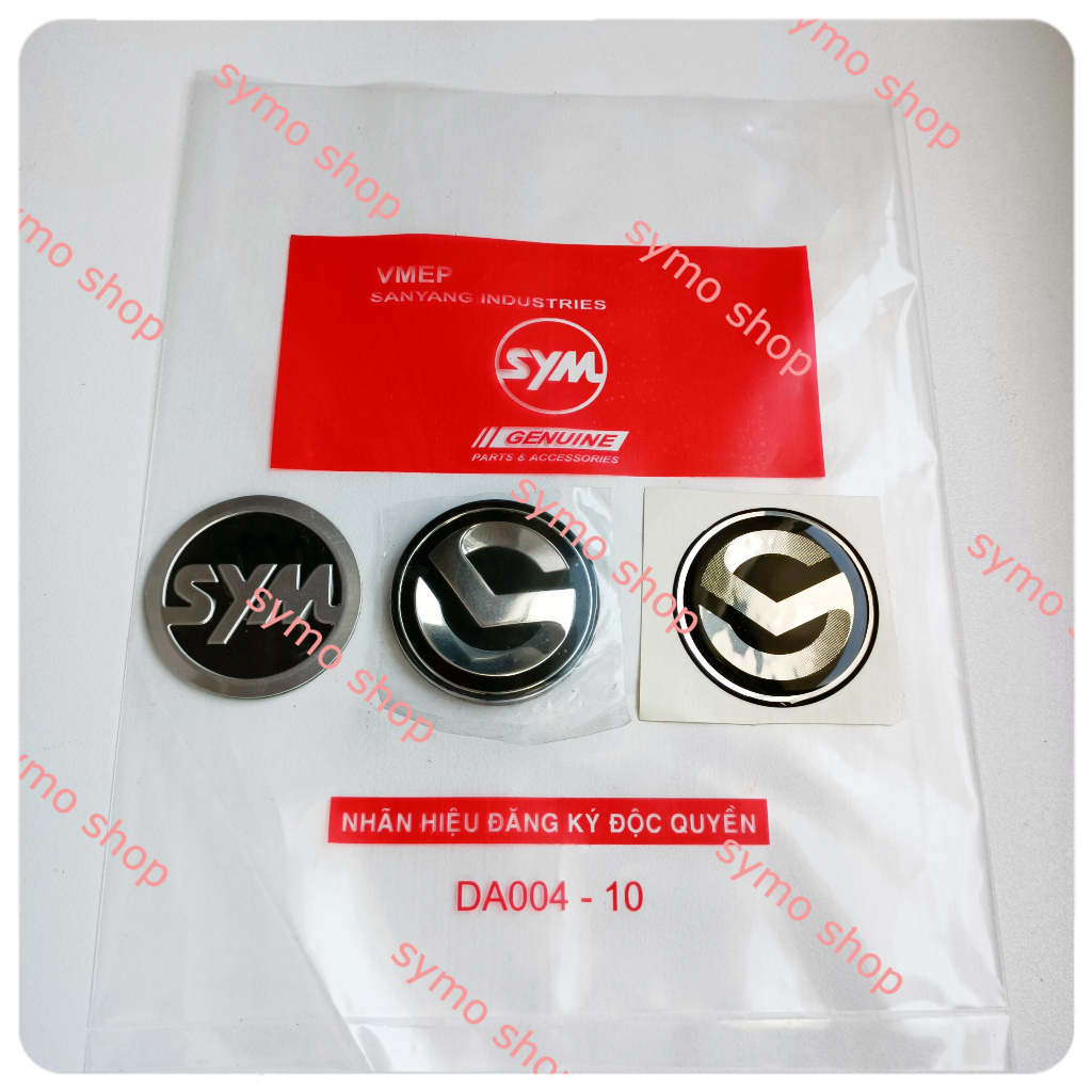 Logo biểu tượng SYM hàng Chính Hãng 4cm gắn cho nhiều xe