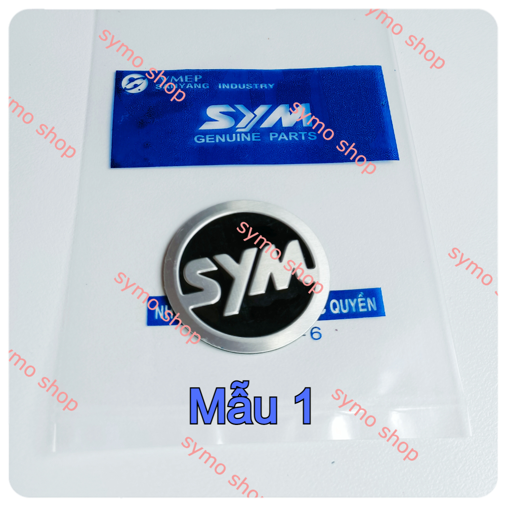 Logo biểu tượng SYM hàng Chính Hãng 4cm gắn cho nhiều xe