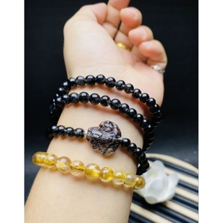 Chuỗi hồ ly thạch anh tóc đen