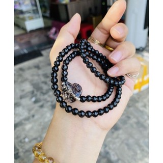 Chuỗi hồ ly thạch anh tóc đen