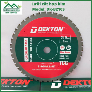 Lưỡi cắt hợp kim 210mm đa năng Dekton DK-B210S 42 răng dùng để cắt nhôm,gỗ,sắt