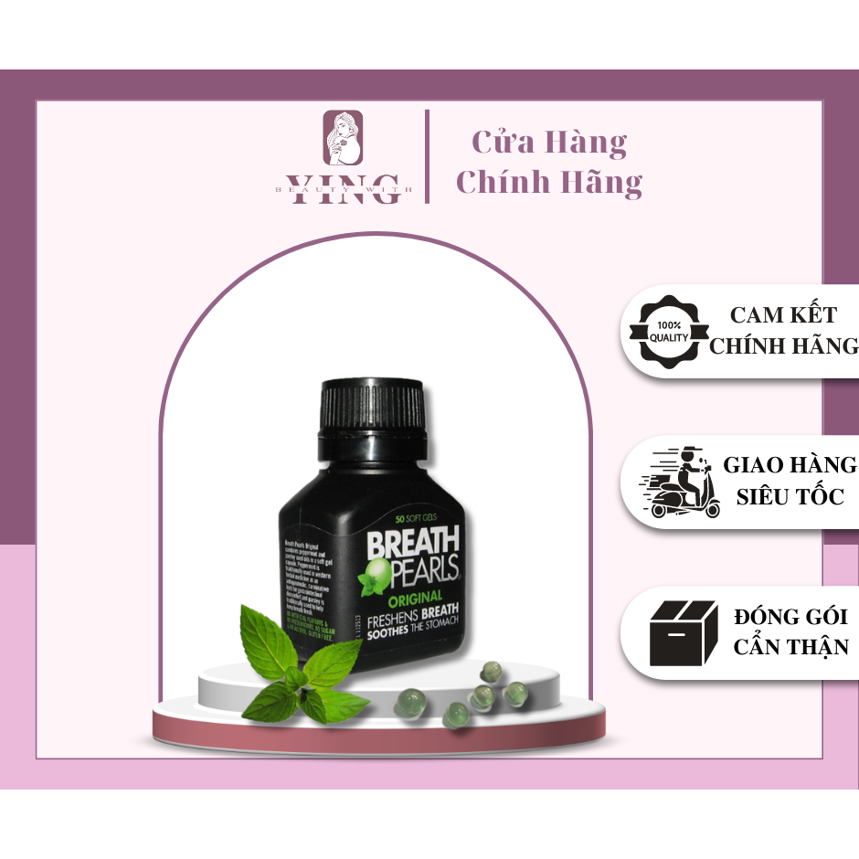 Viên Ngậm Thơm Miệng Cả Ngày Breath Pearls