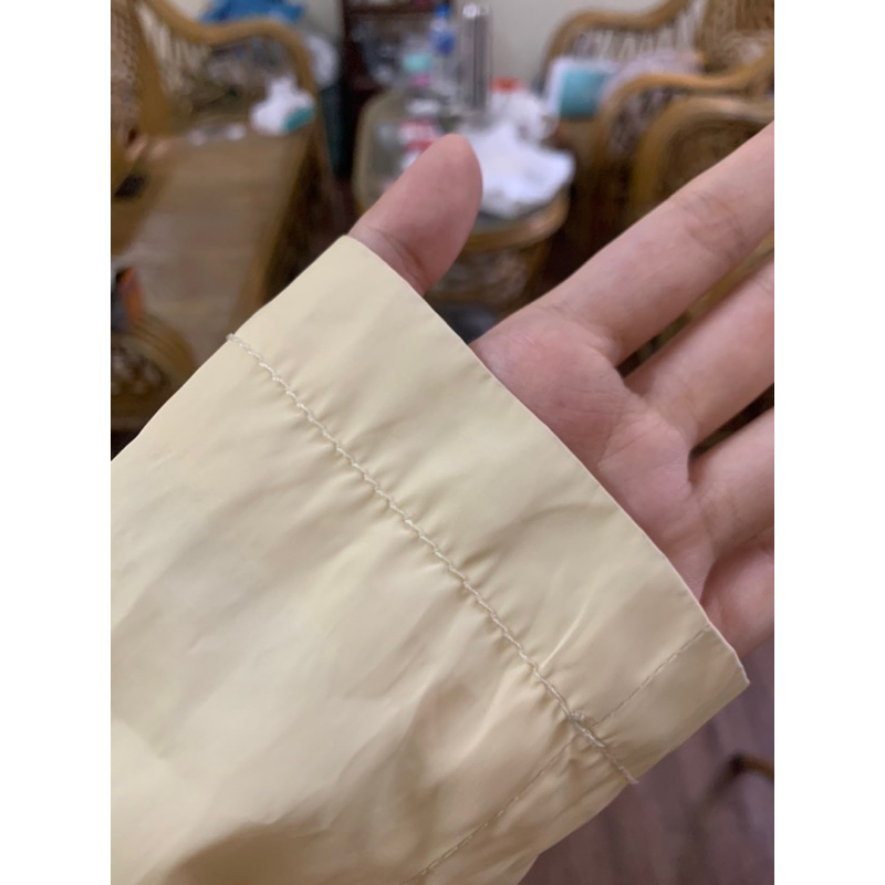 Áo khoác blazer màu vàng gà con