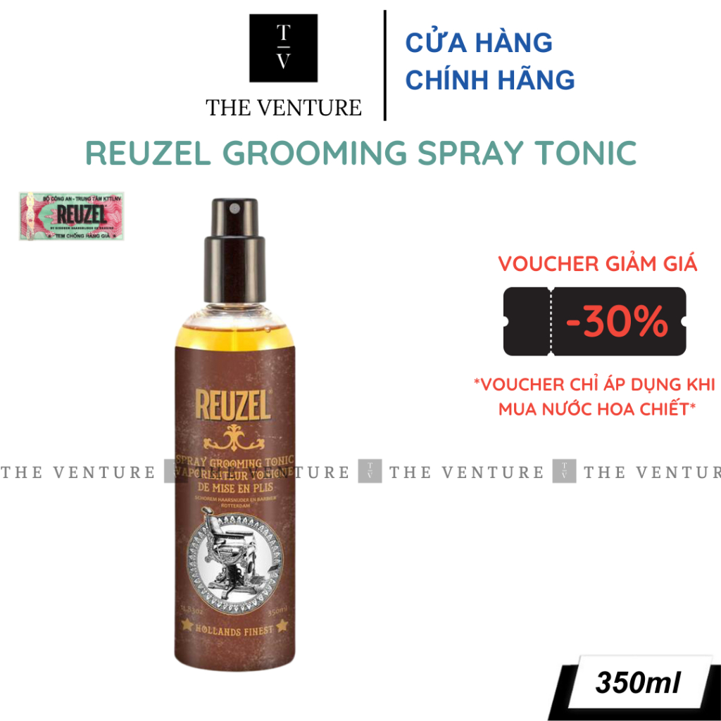 Chai Xịt Tạo Phồng Giữ Nếp Reuzel Spray Grooming Tonic Chính Hãng - Pre-Styling Reuzel Spray Grooming Tonic