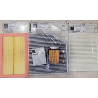 Combo đầy đủ lọc mercedes c180 c200 c300 e200 e300 e400 glc gla glk.....các đời.