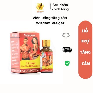 Viên uống Wisdom Weight hỗ trợ tăng cân hiệu quả 99% Bảo Đảm Chính Hãng 100%