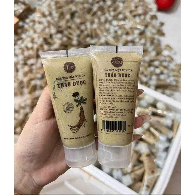 sữa rửa mặt đông y 50gram