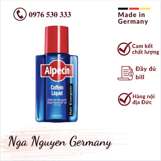 Tinh dầu Alpecin Coffein Liquid chuyên chống rụng tóc và kích thích mọc tóc 200ml- Đầy đủ bill