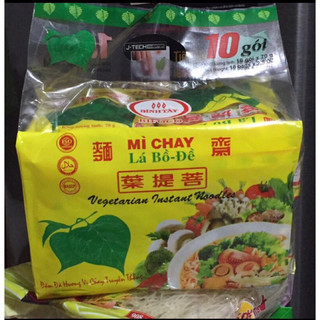 Mì hai cua - mì hai tôm - mì chay lá bồ đề