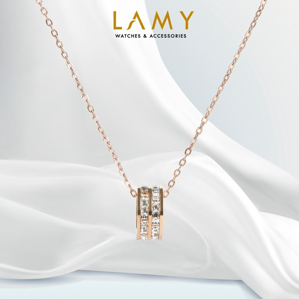 Dây chuyền CDE Eternity Dual Necklace Rose Gold CDE6034RG