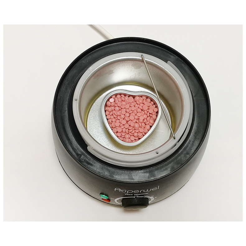 Chén nấu sáp wax lông lá nhôm ROLADO hình trái tim